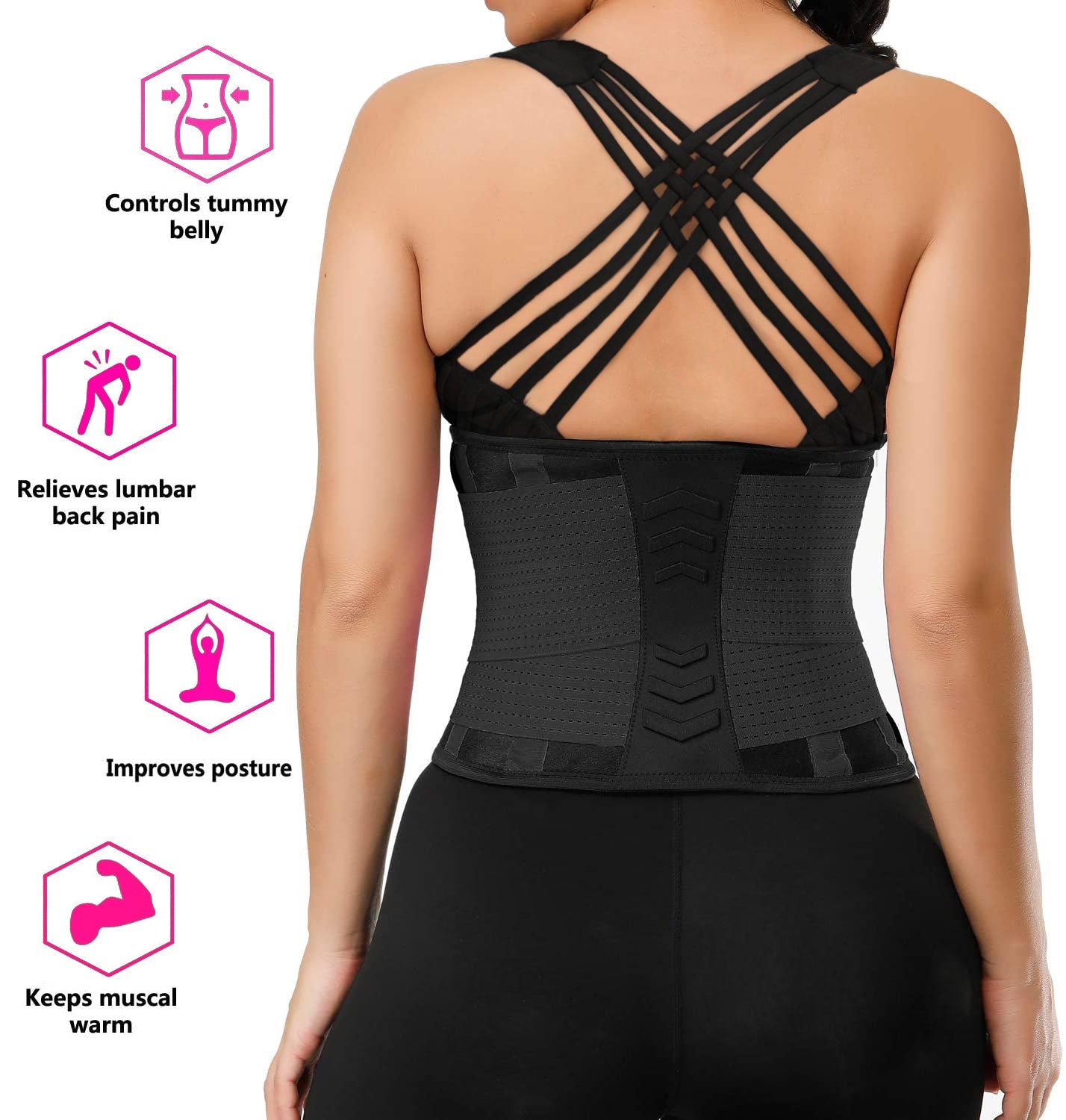 YIANNA Updated Waist Trainer Belt