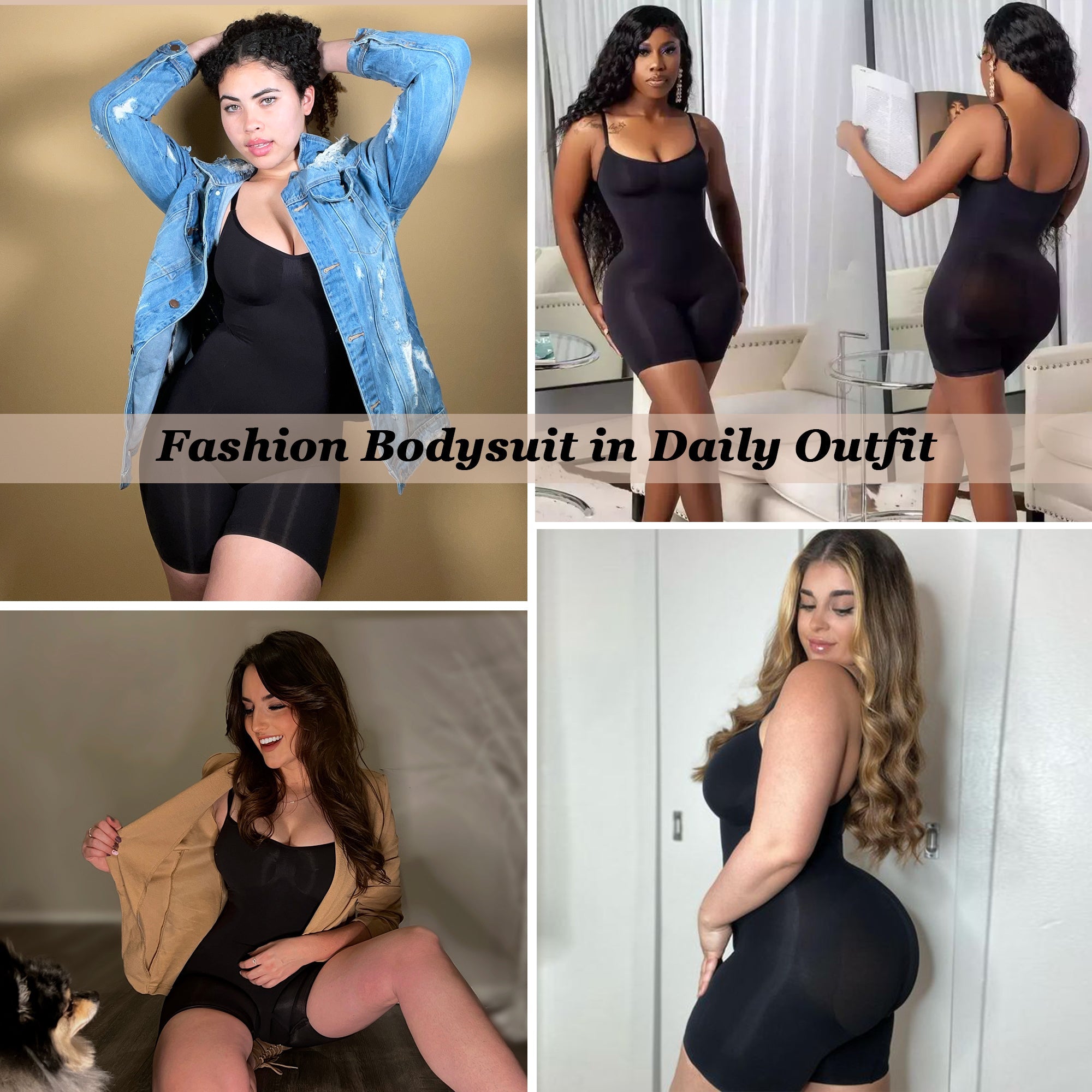 YIANNA Bodysuit For Women Seamless