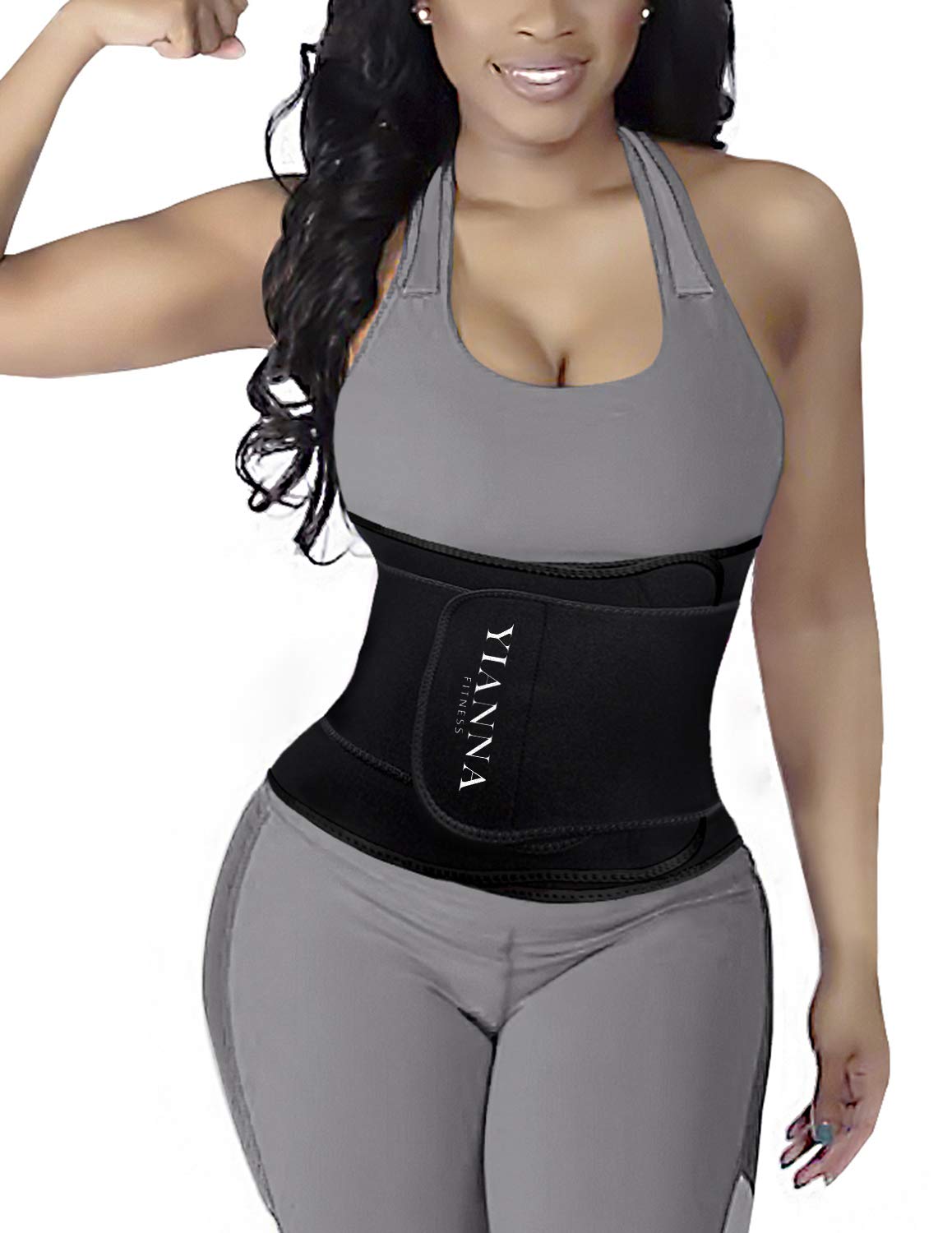 yianna waist trainer with the shopify logo