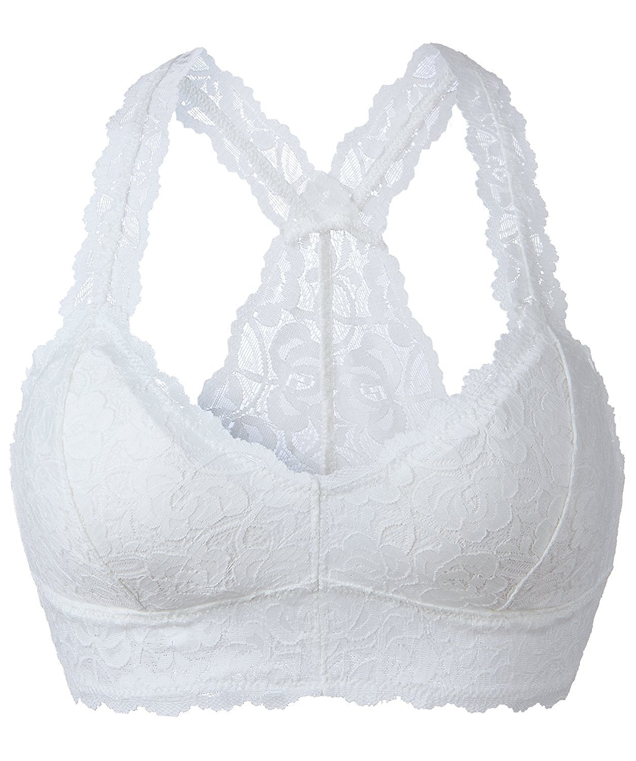 yianna Lace Bralette with the shopify logo