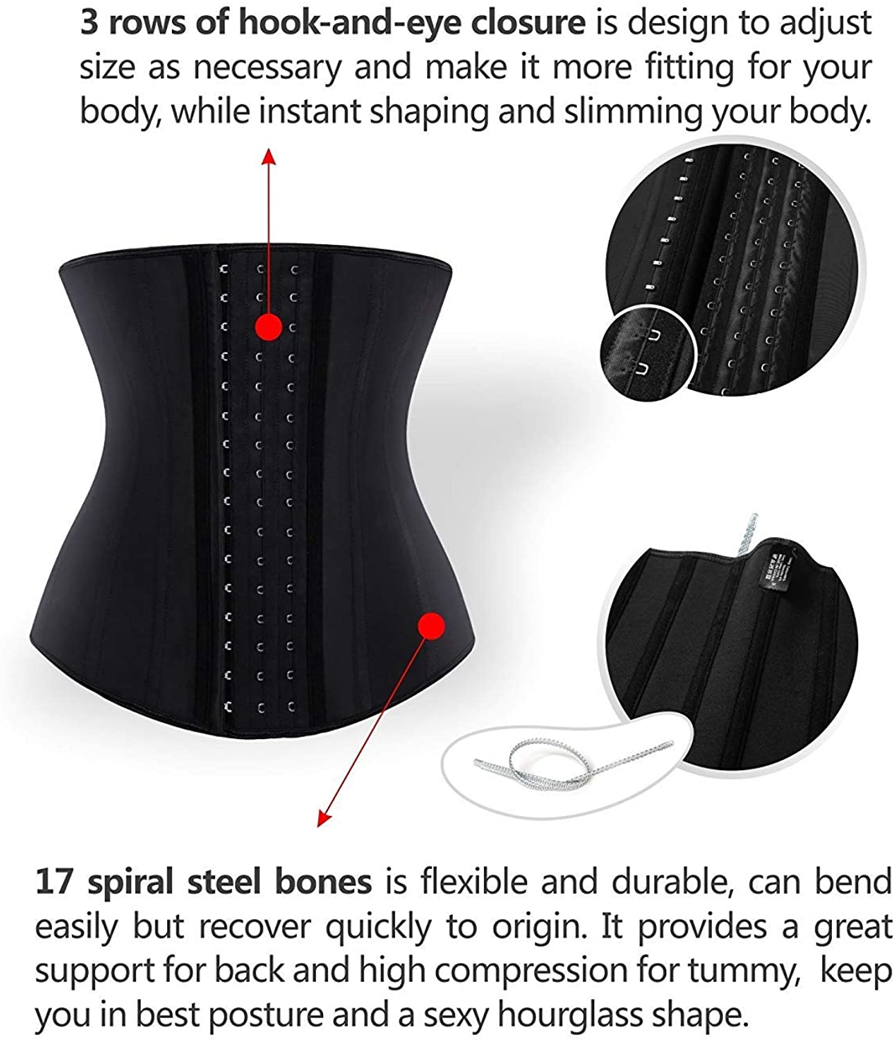 YIANNA Long Torso Waist Trainer