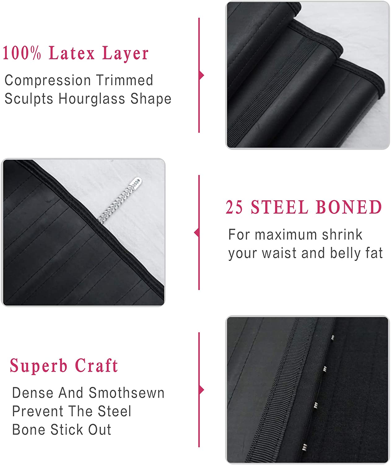 YIANNA Womens Waist Trainer Corset