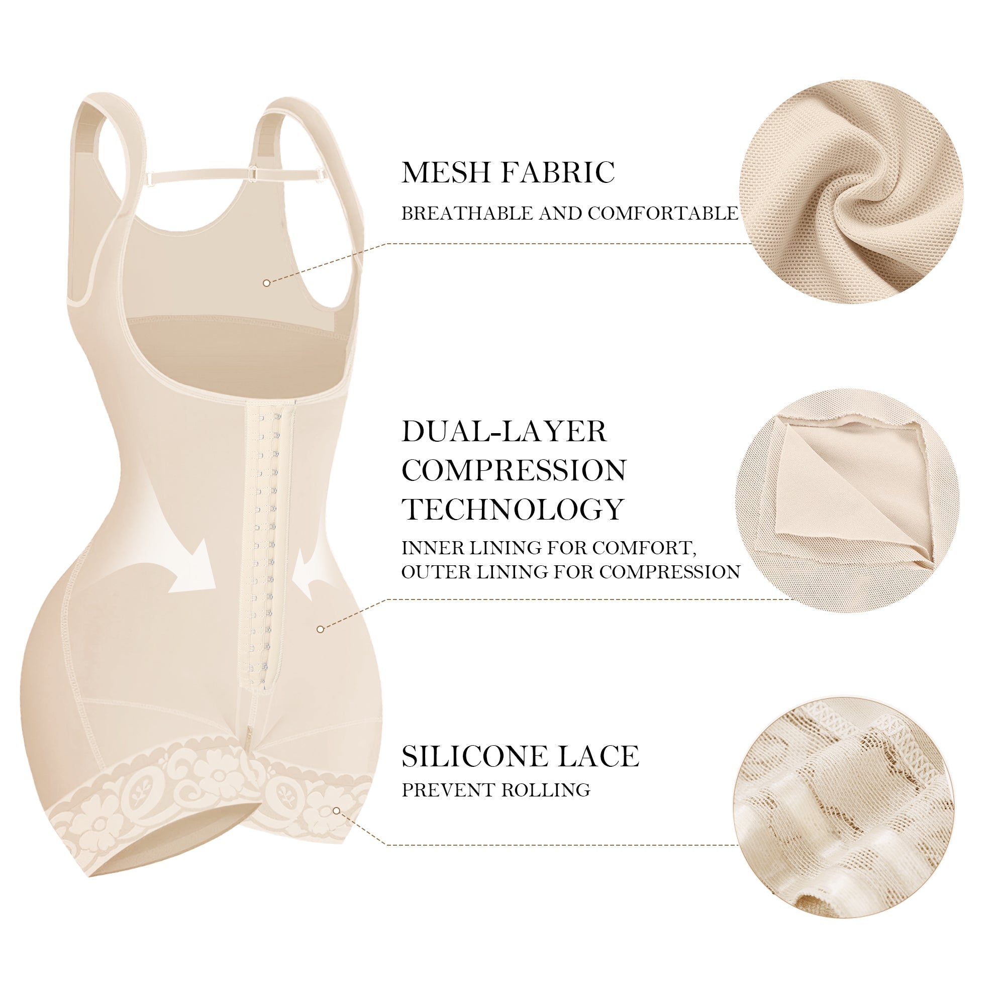 YIANNA Fajas Colombianas Moldeadoras Shapewear