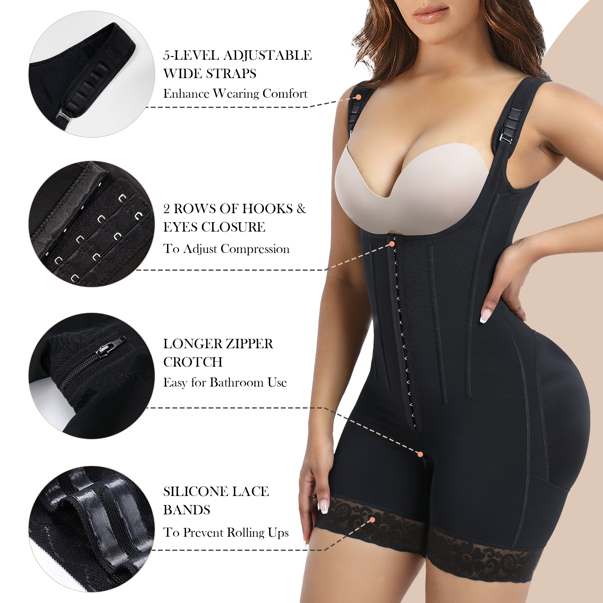 YIANNA Fajas Colombianas Moldeadoras Shapewear