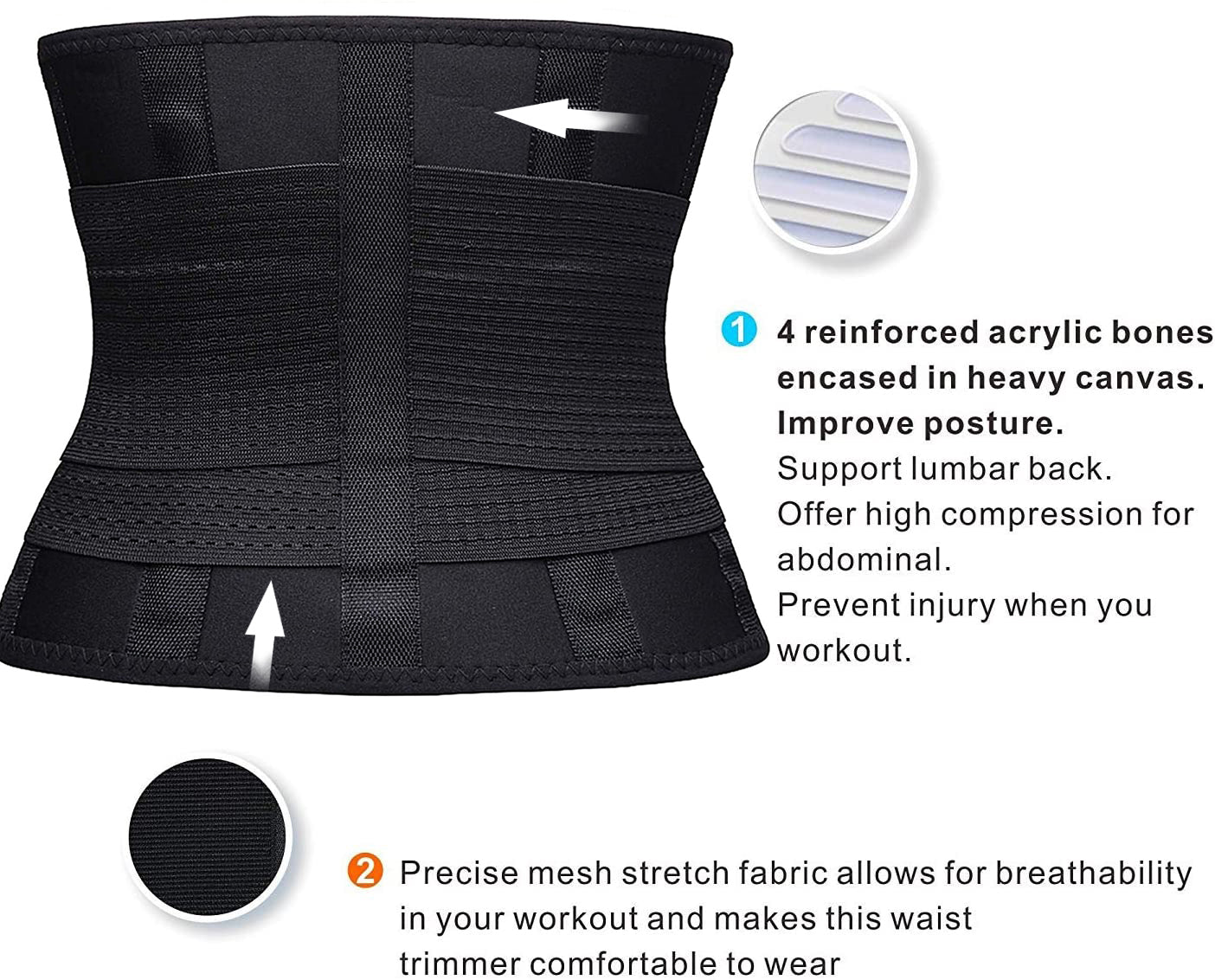 YIANNA Waist Trainer Belt Body