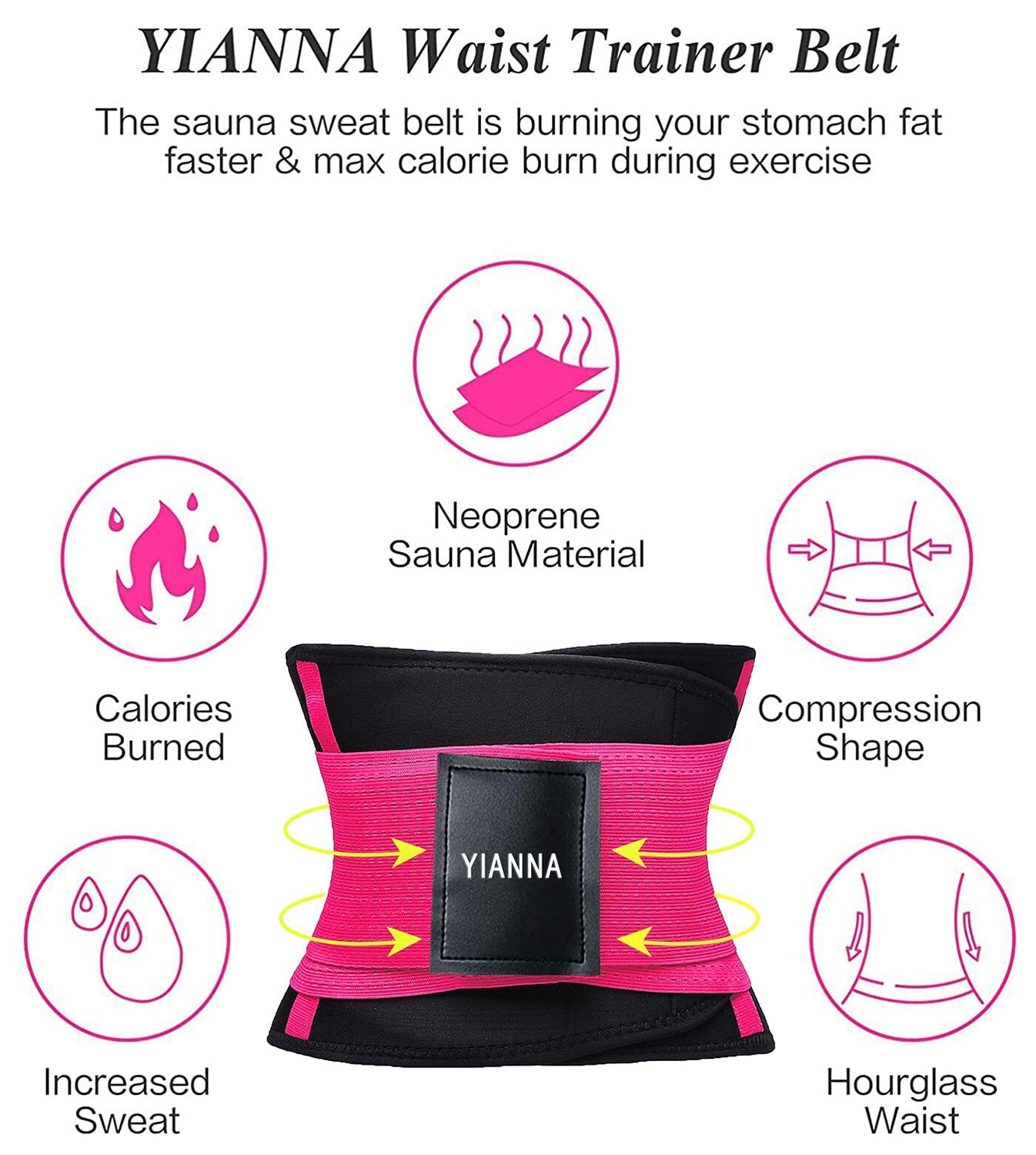 YIANNA Waist Trainer Belt Body
