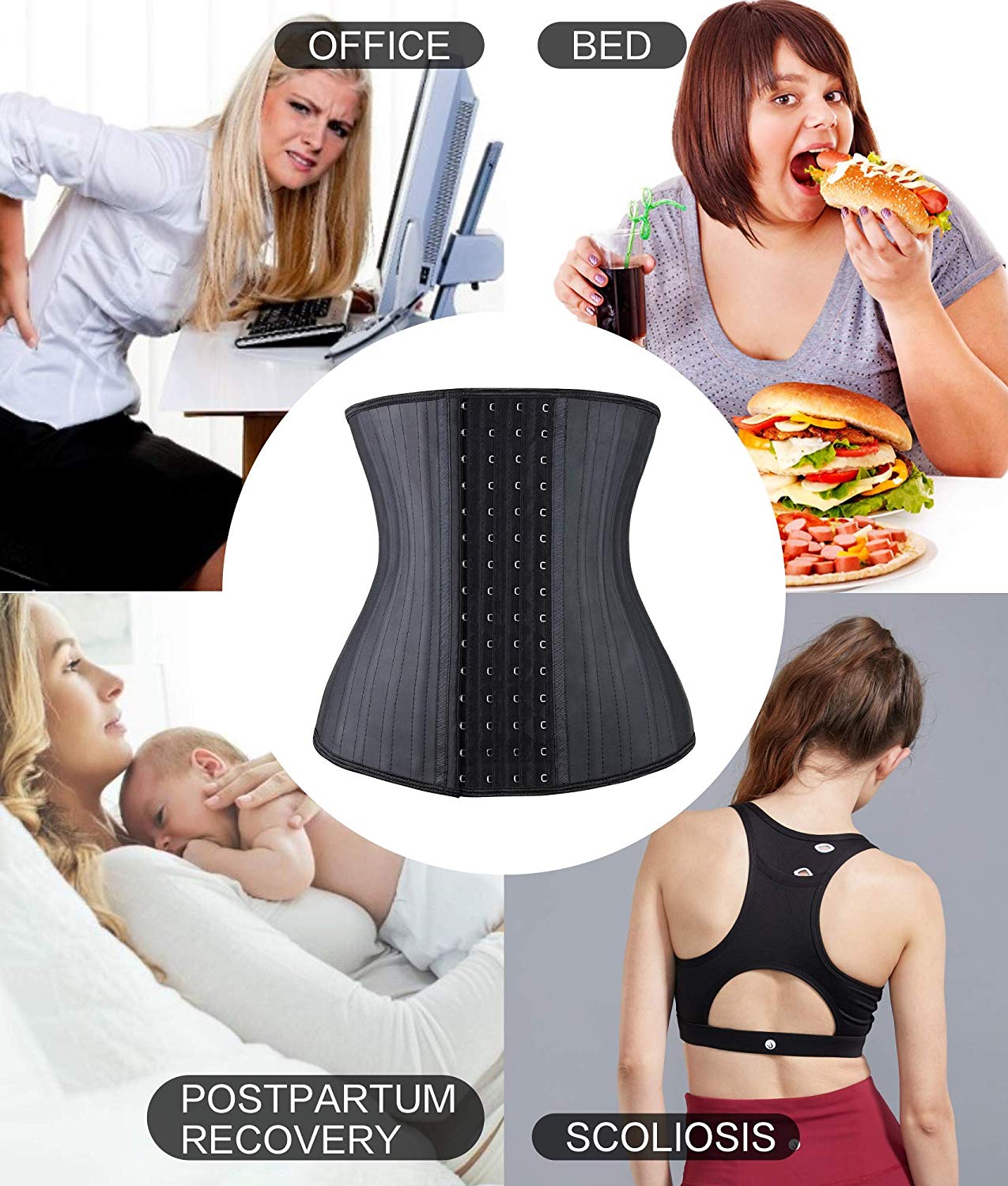 YIANNA Womens Waist Trainer Corset