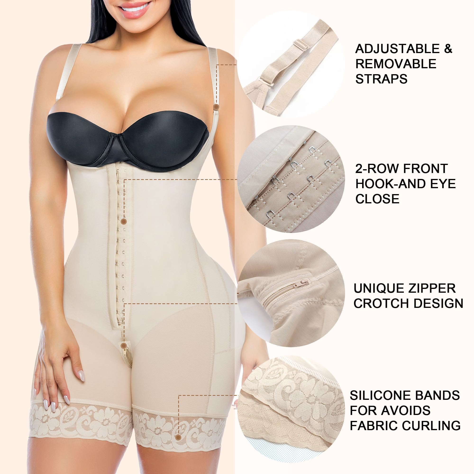 YIANNA Fajas Colombianas Shapewear For