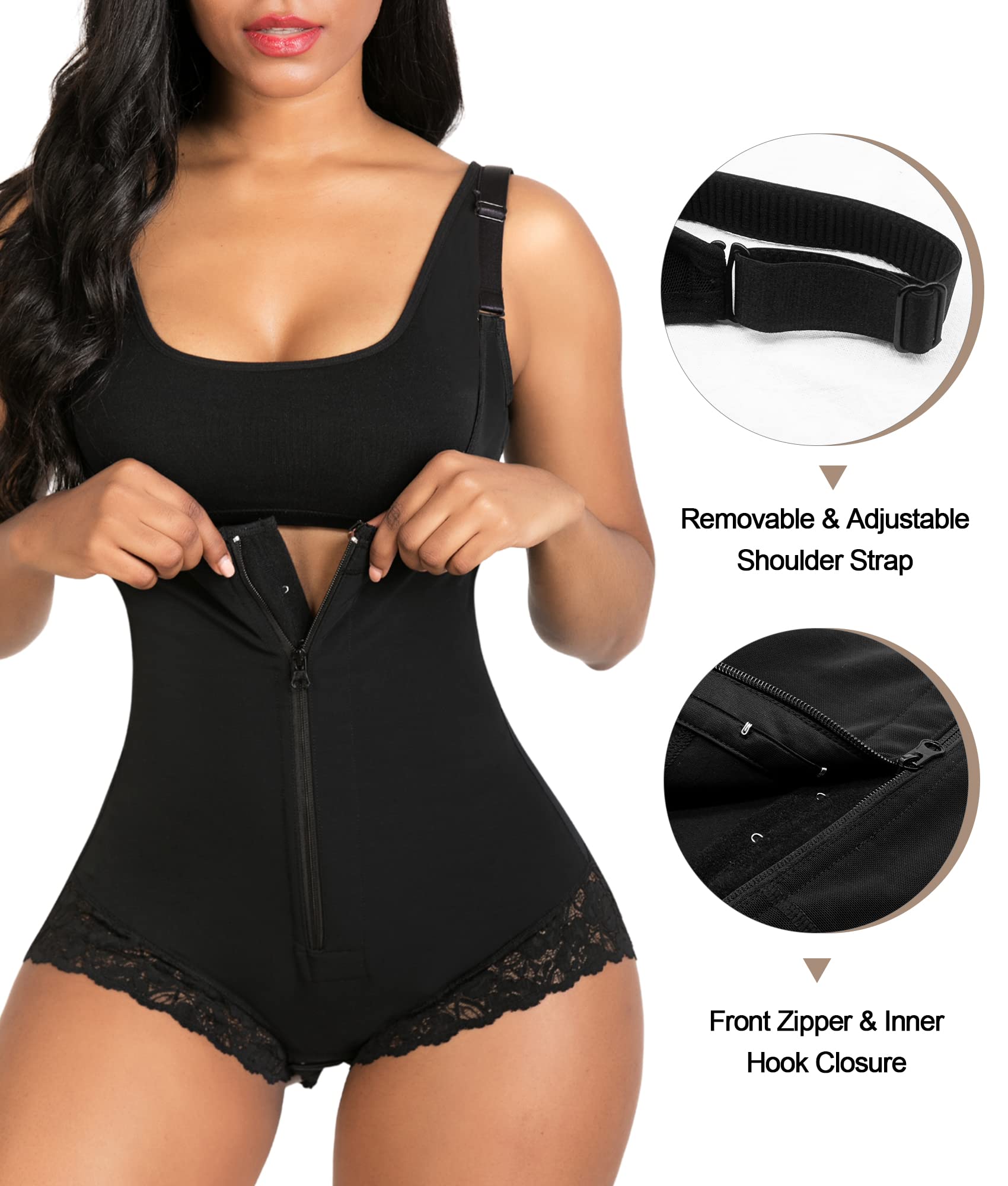 YIANNA Bodysuit Shapewear For Women