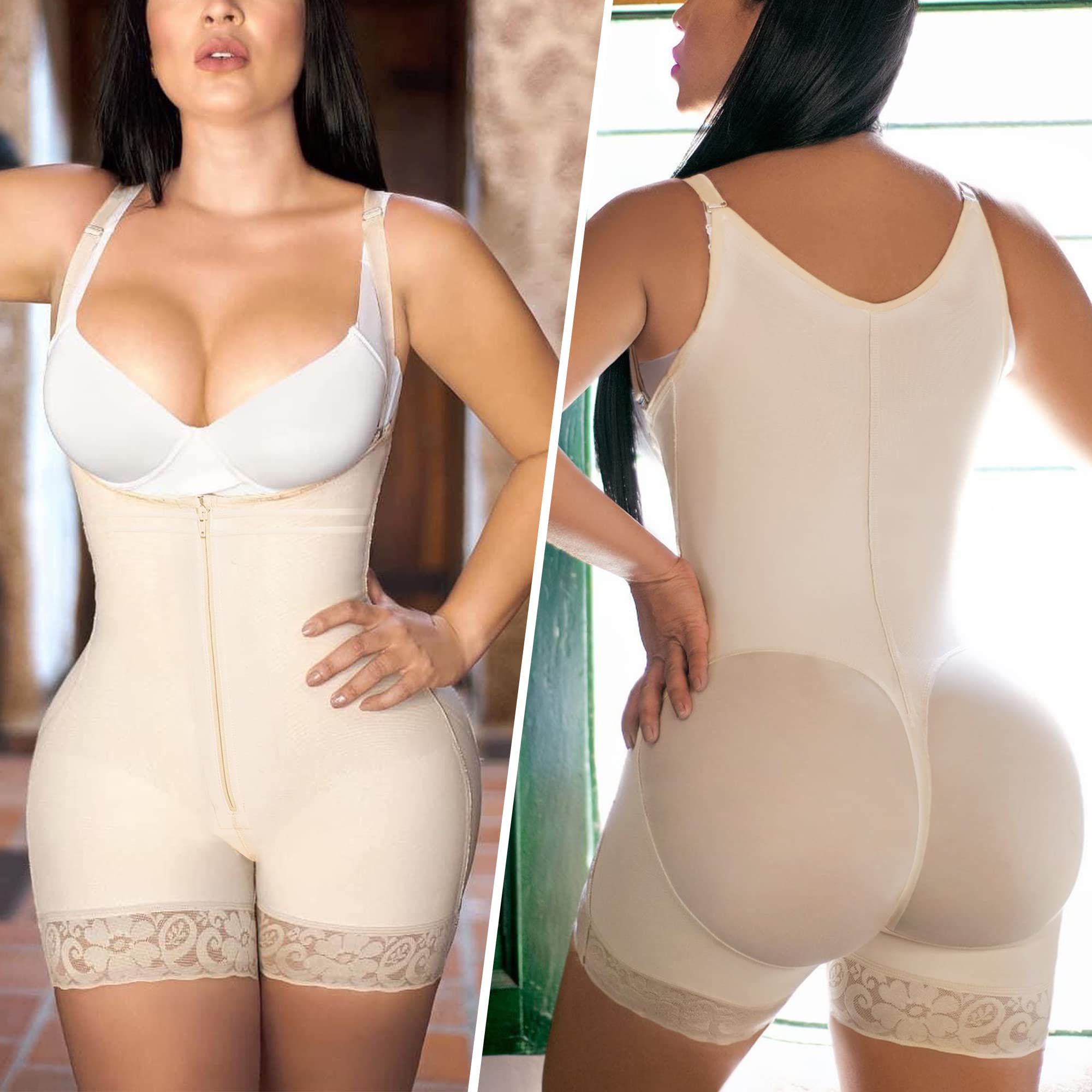 YIANNA Bodysuit Shapewear Body Shaper