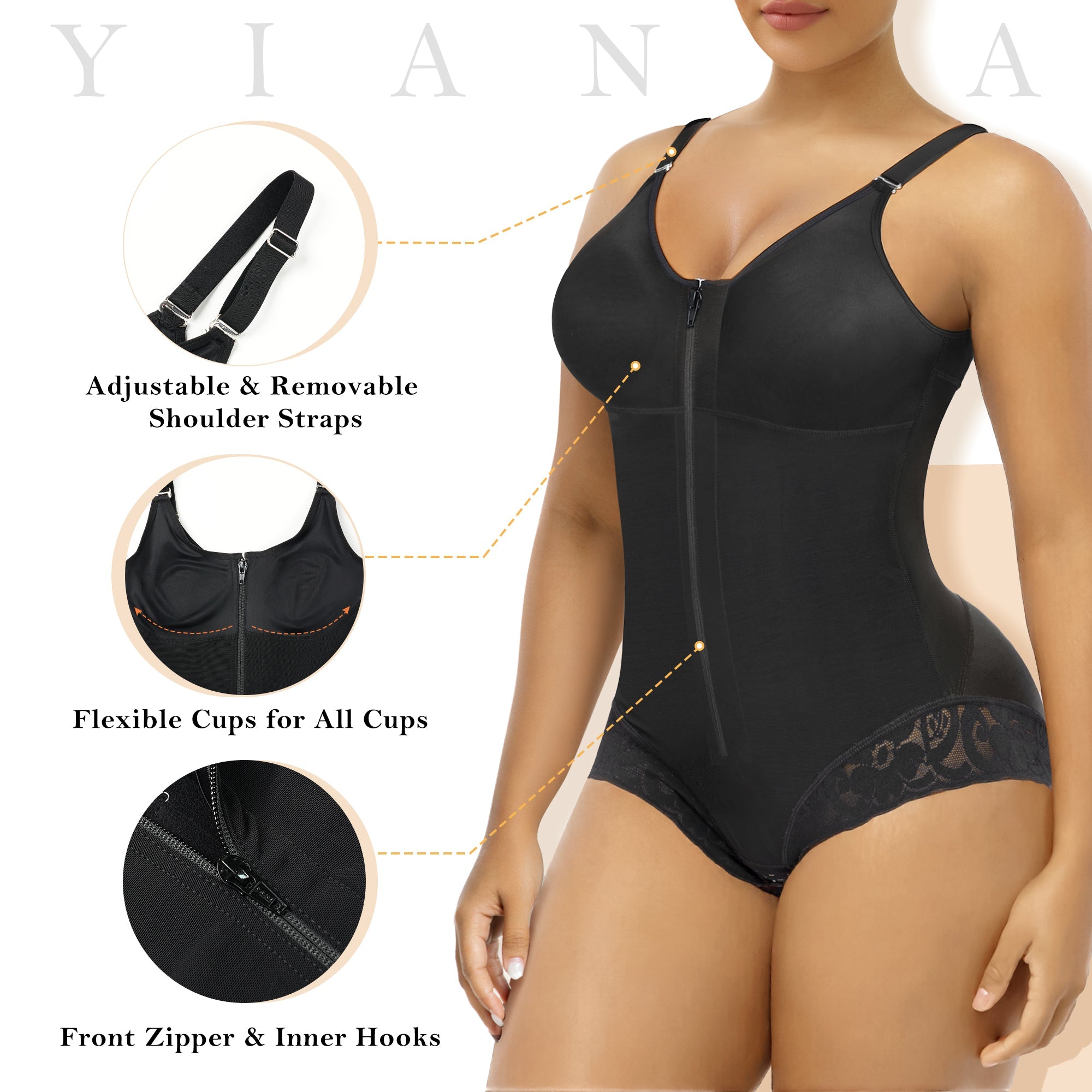 YIANNA Fajas Colombianas Moldeadoras Postpartum