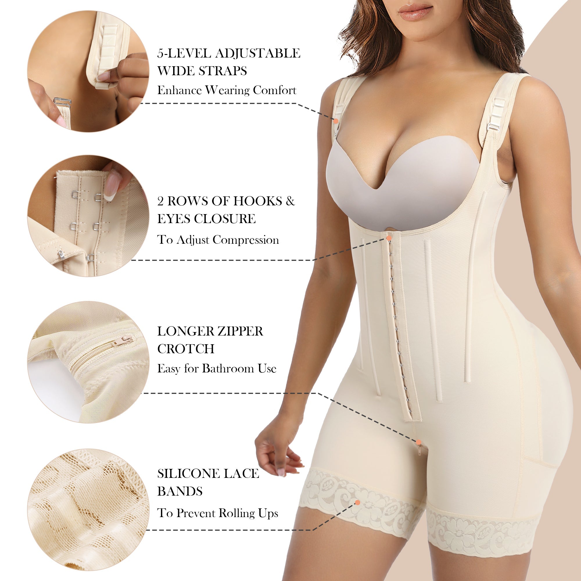 YIANNA Fajas Colombianas Moldeadoras Shapewear