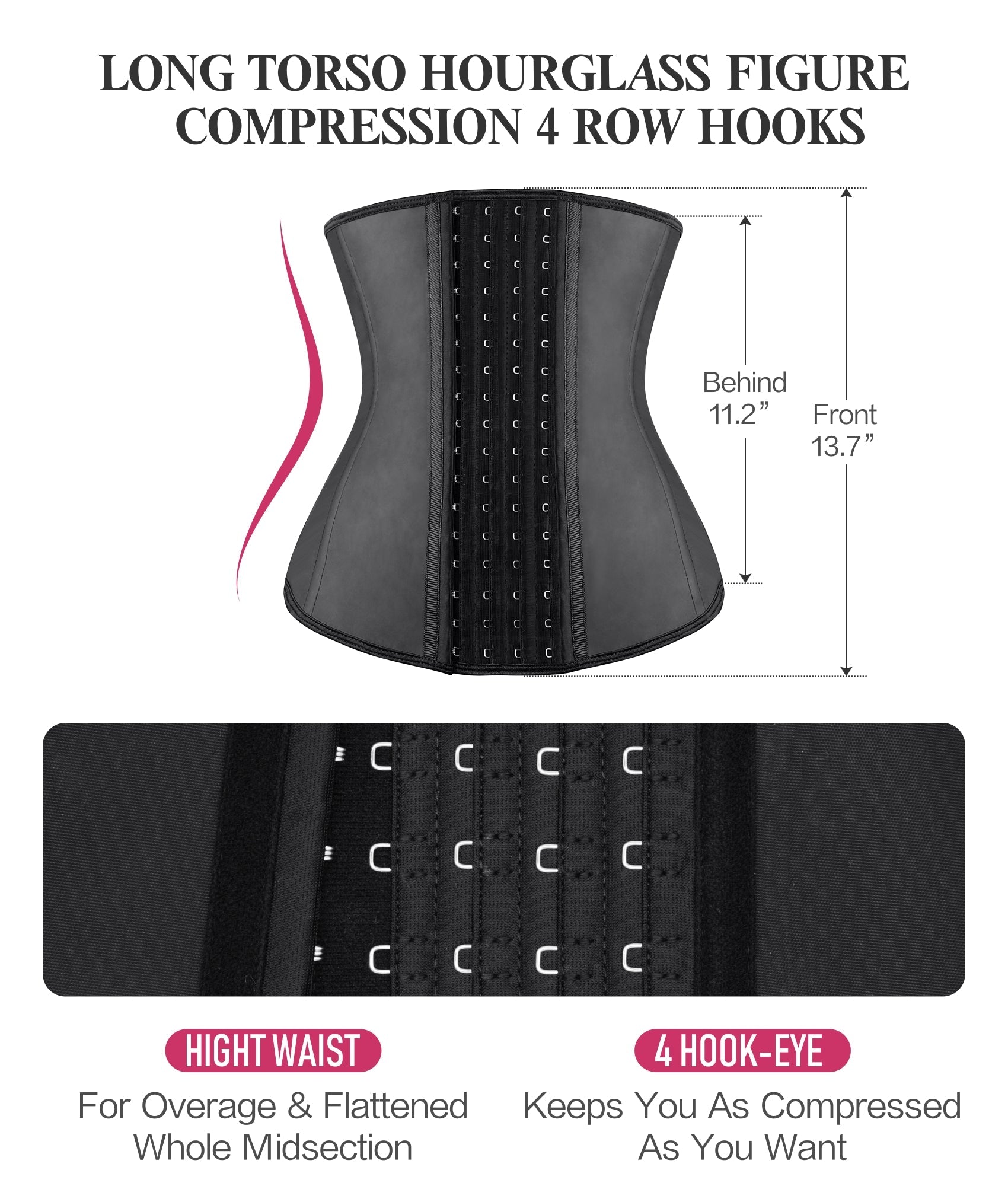 YIANNA Long Torso Waist Trainer