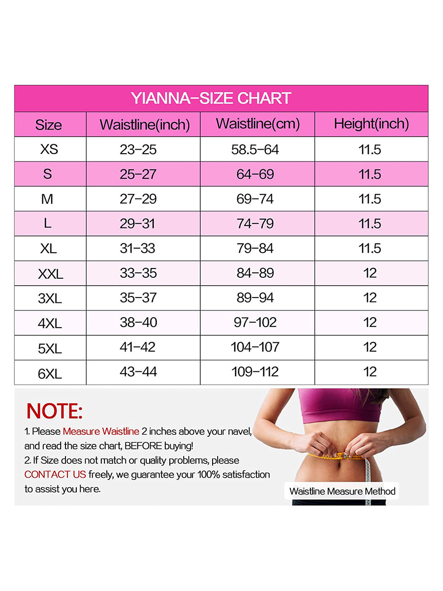 YIANNA Womens Breathable Latex Waist