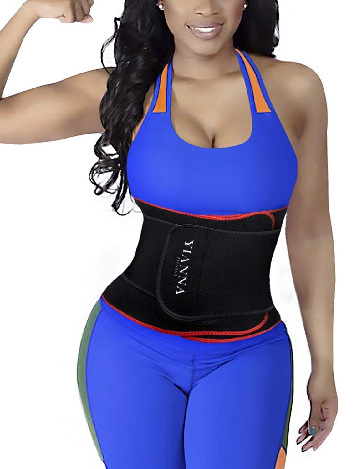 yianna waist trainer with the shopify logo