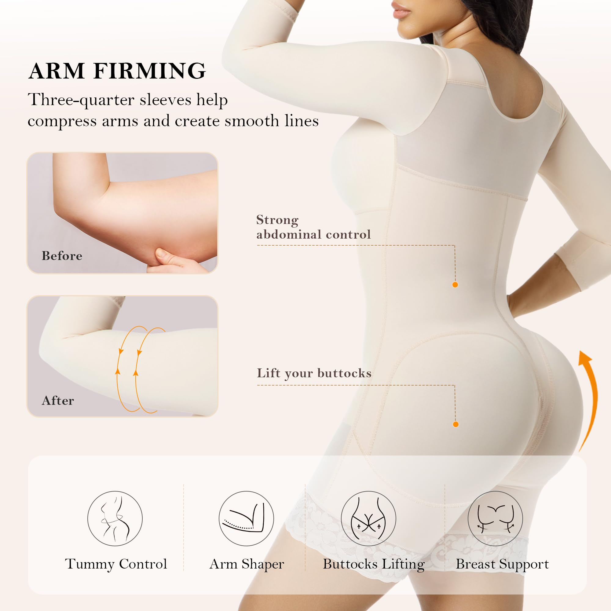 YIANNA Fajas Colombianas Moldeadoras Postpartum