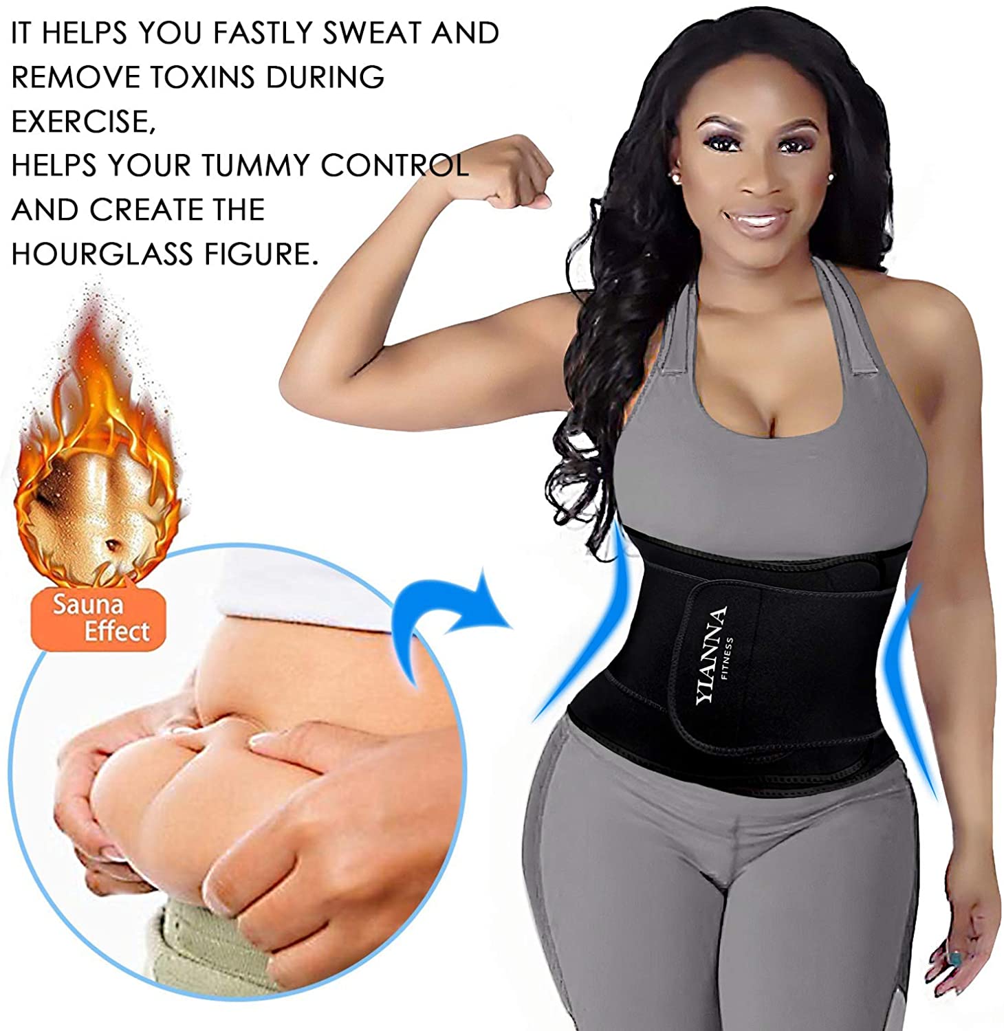 YIANNA Waist Trainer Slimming Body