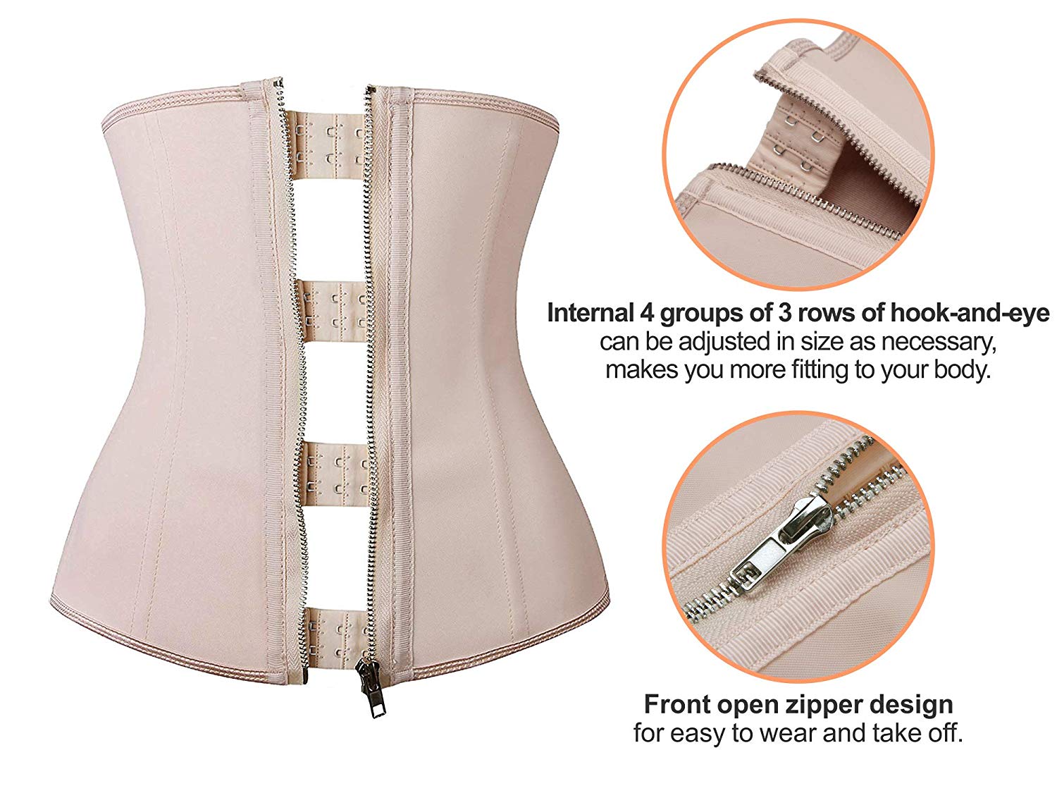 YIANNA Women Latex Underbust Waist