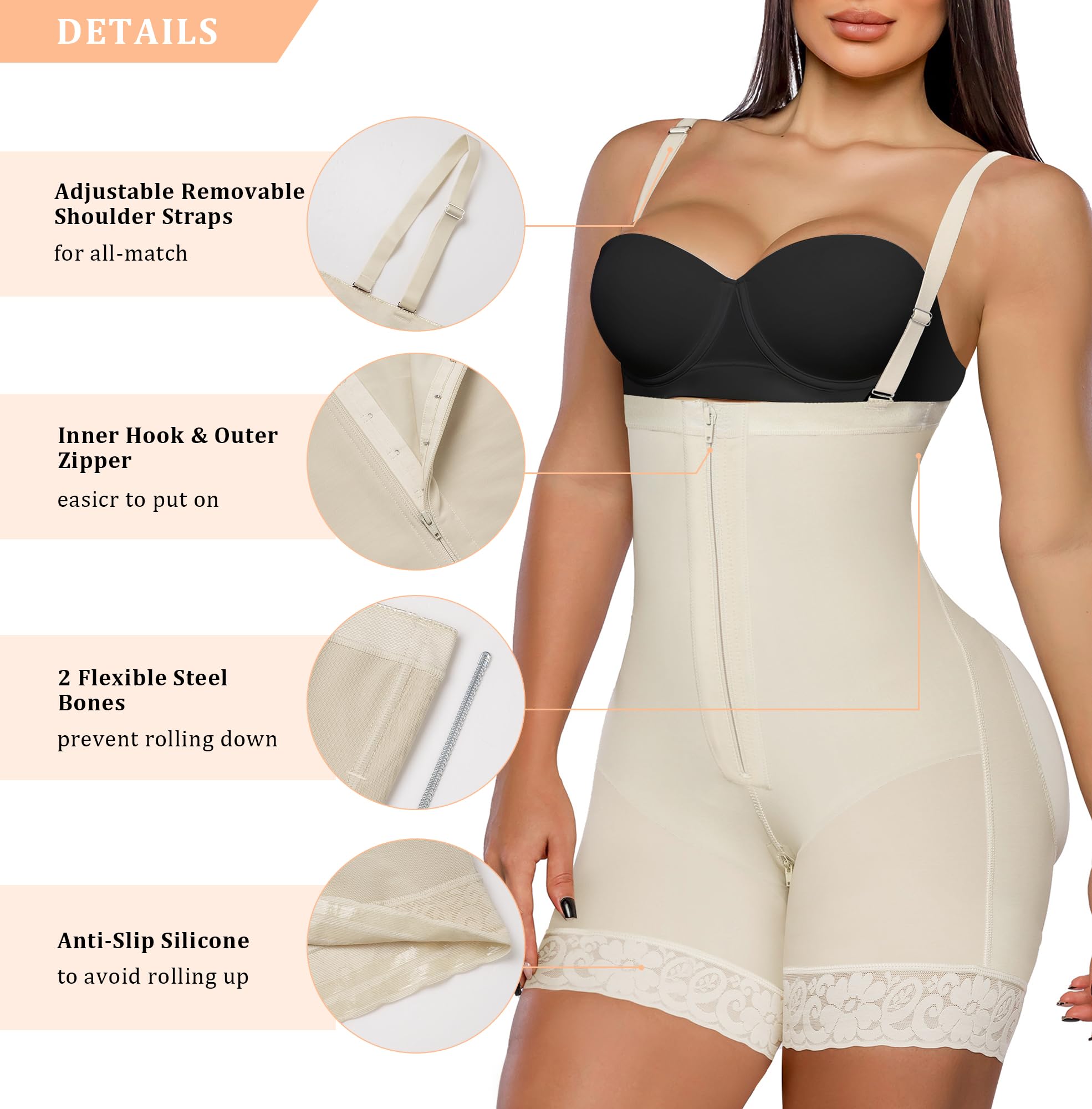 YIANNA Fajas Colombianas Shapewear For