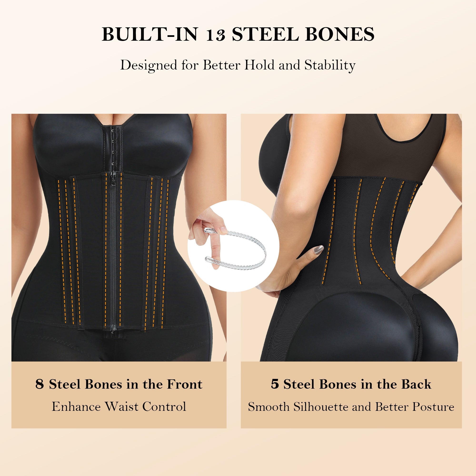 YIANNA Overbust Fajas Colombianas Moldeadoras