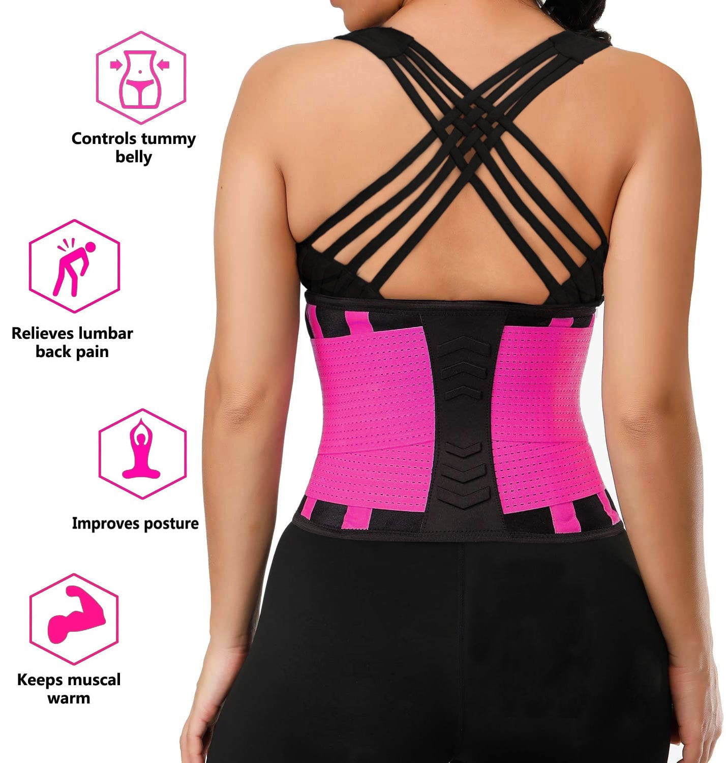 YIANNA Updated Waist Trainer Belt