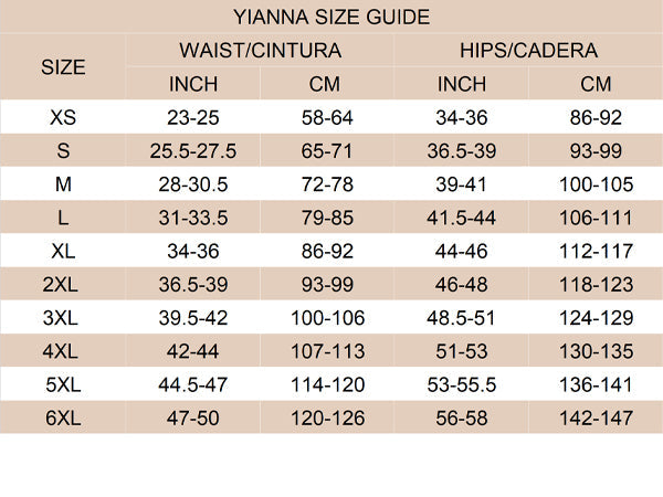 YIANNA Bodysuit Shapewear For Women